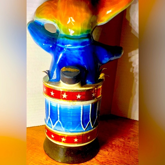 Vintage 1970’s Jim Beam Democrat Donkey Political Decanter 1976 - Picture 7 of 7